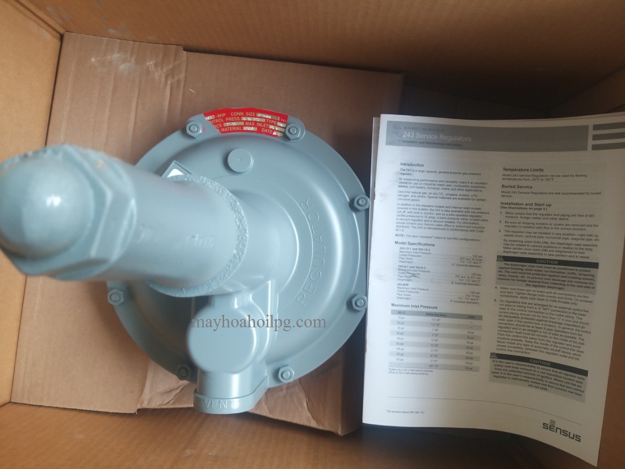 van dieu ap lpg sensus 243